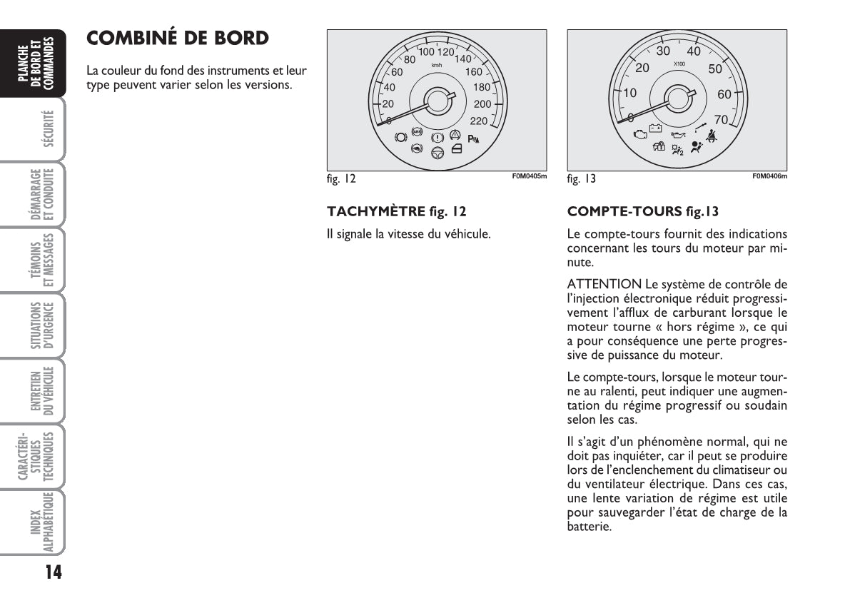 2010-2011 Fiat Punto/Grande Punto Owner's Manual | French