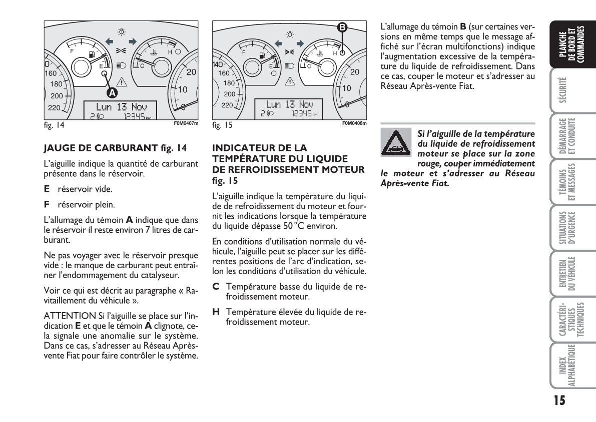 2010-2011 Fiat Punto/Grande Punto Owner's Manual | French