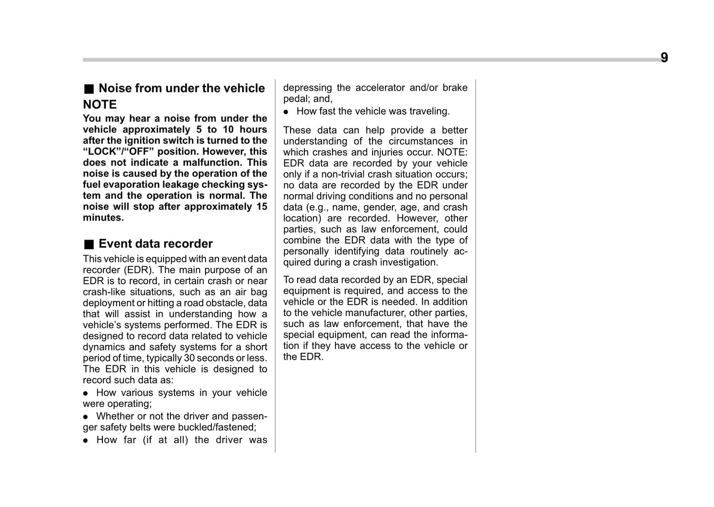 2018 Subaru Crosstrek Gebruikershandleiding | Engels