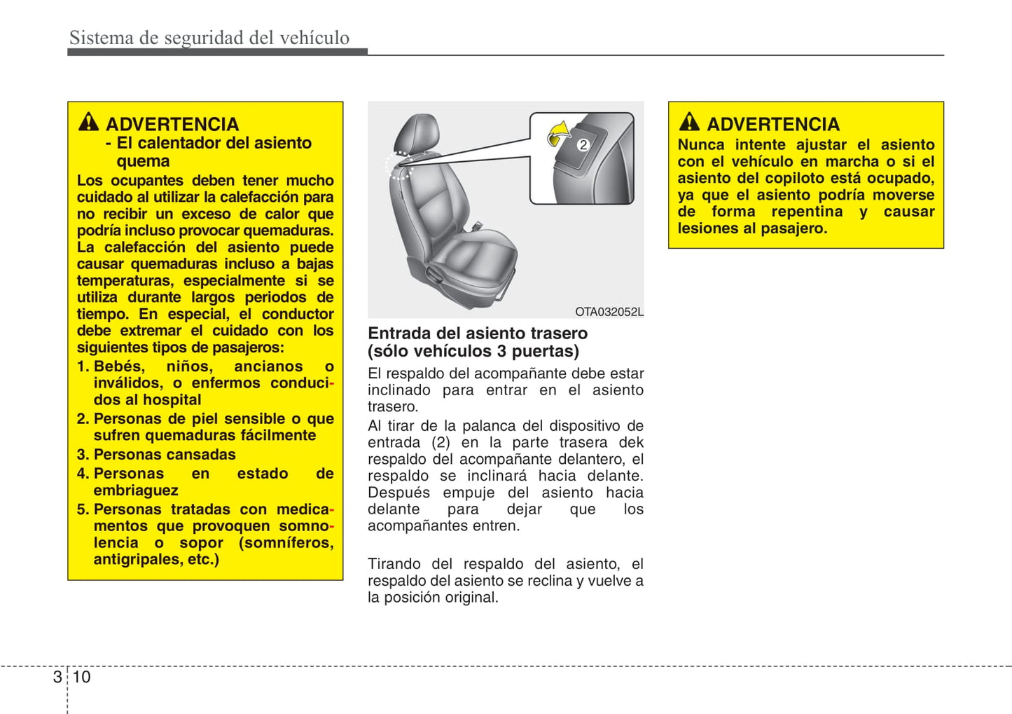 2015-2016 Kia Picanto Manuel du propriétaire | Espagnol
