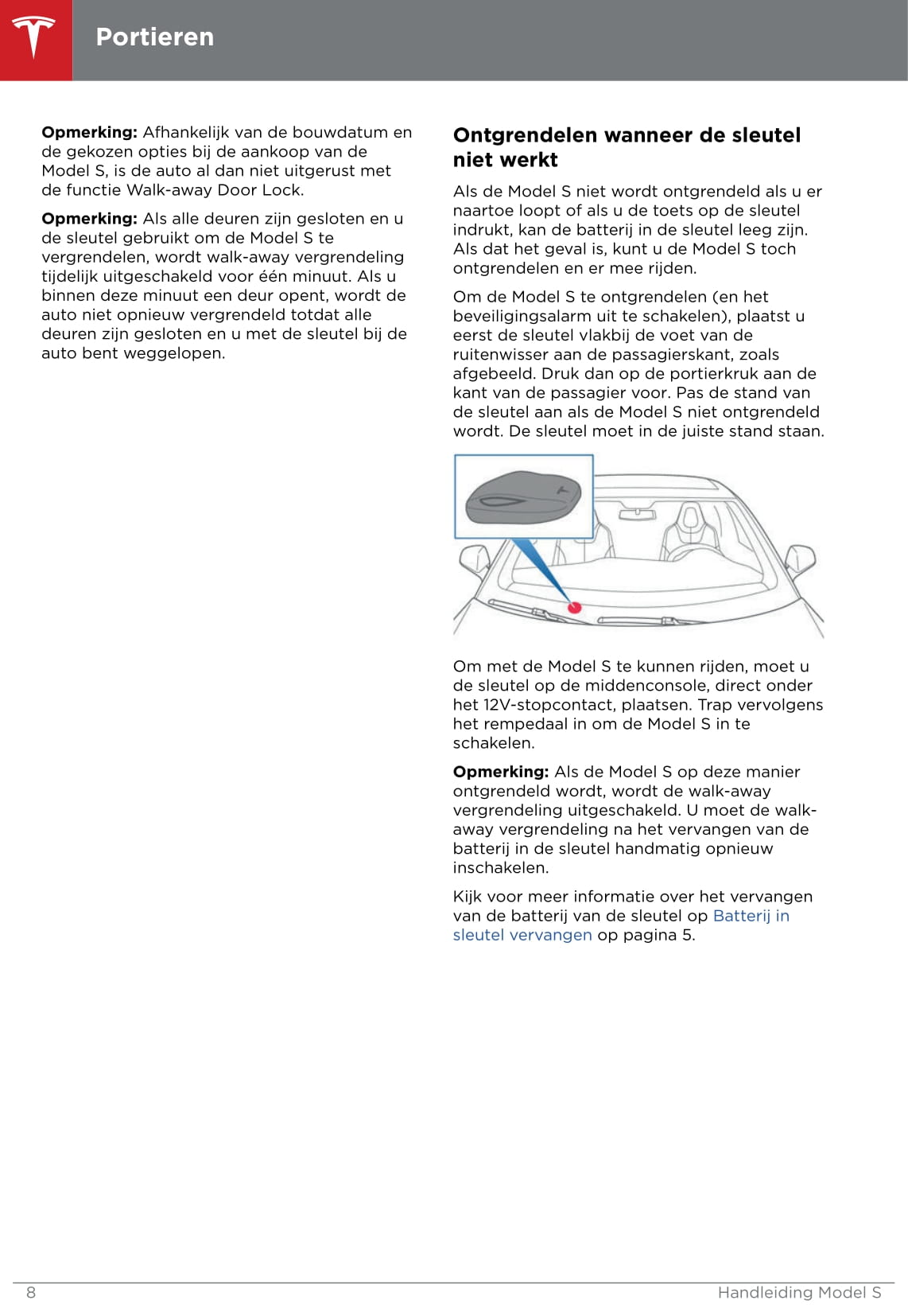2016-2019 Tesla Model S Owner's Manual | Dutch