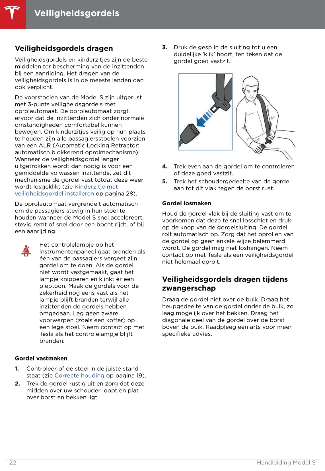 2016-2019 Tesla Model S Owner's Manual | Dutch