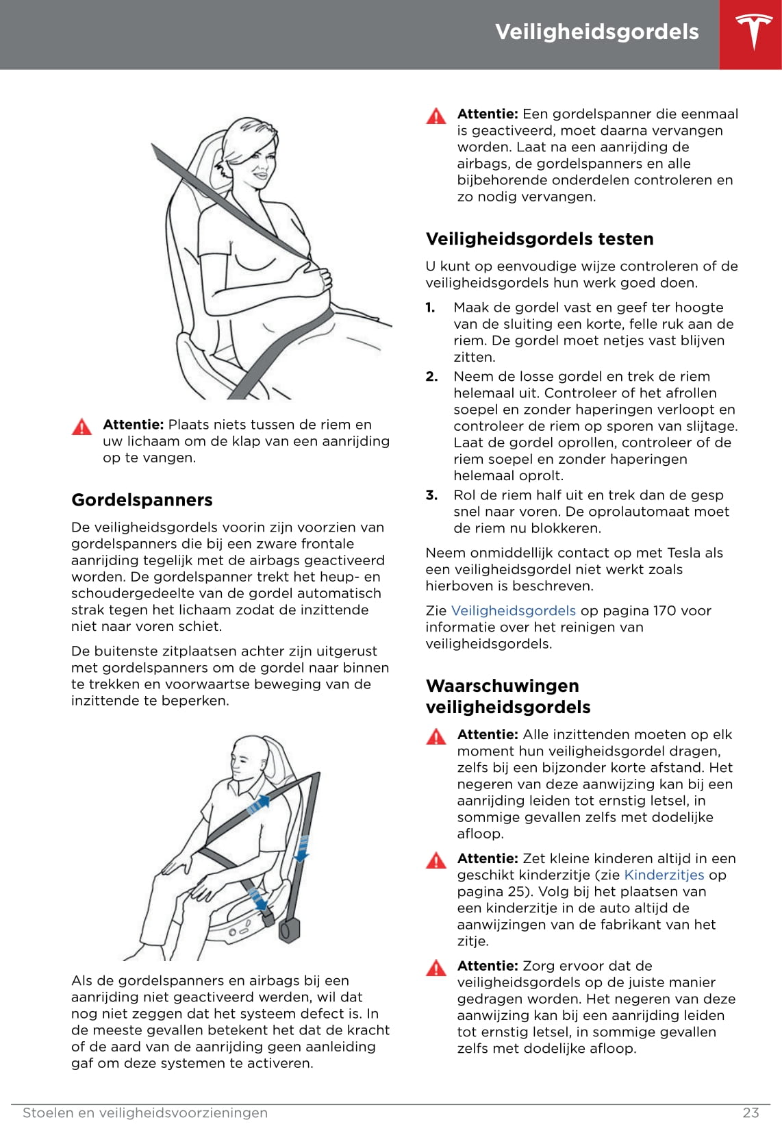 2016-2019 Tesla Model S Owner's Manual | Dutch