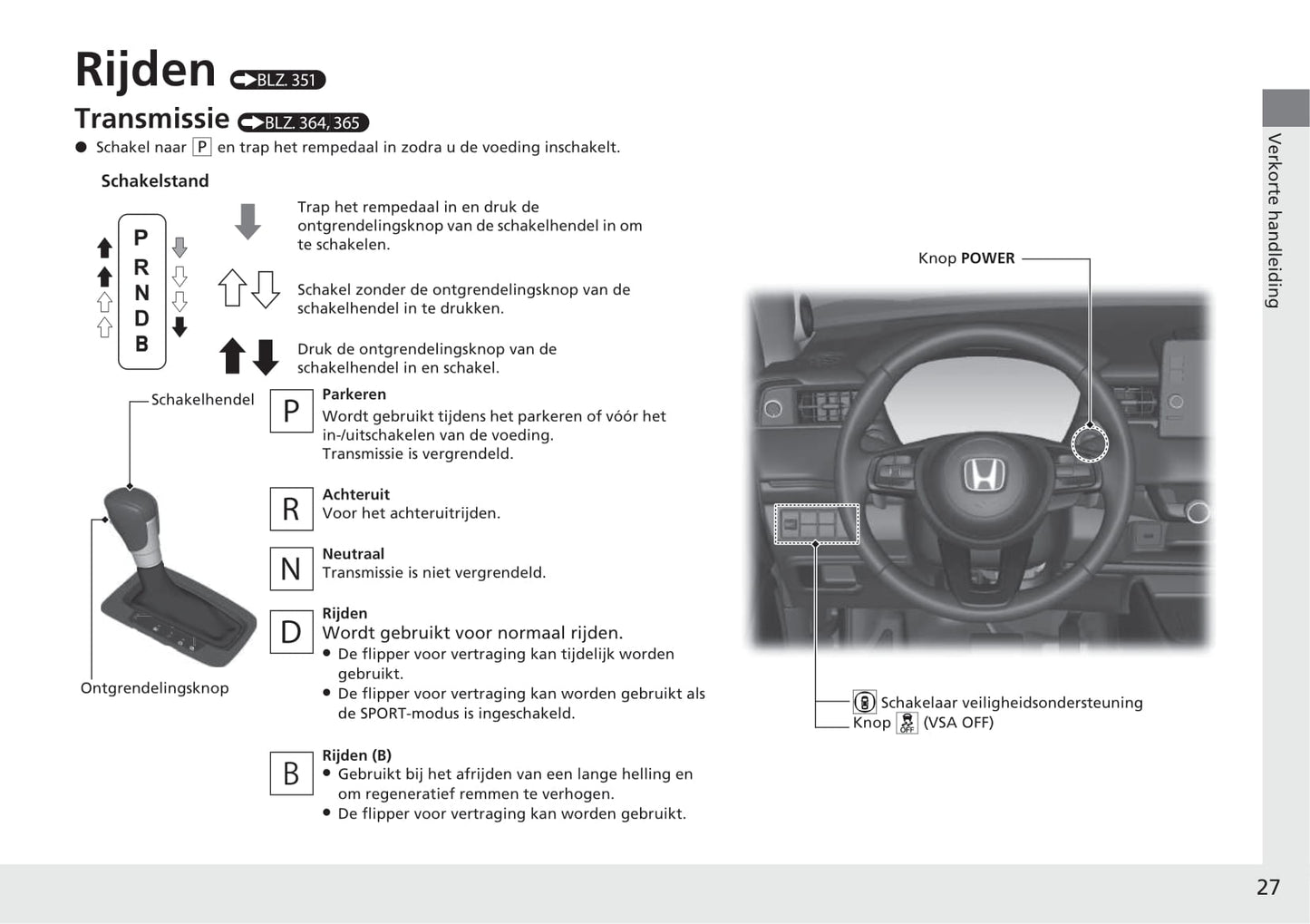 2021-2022 Honda HR-V e:HEV Bedienungsanleitung | Niederländisch
