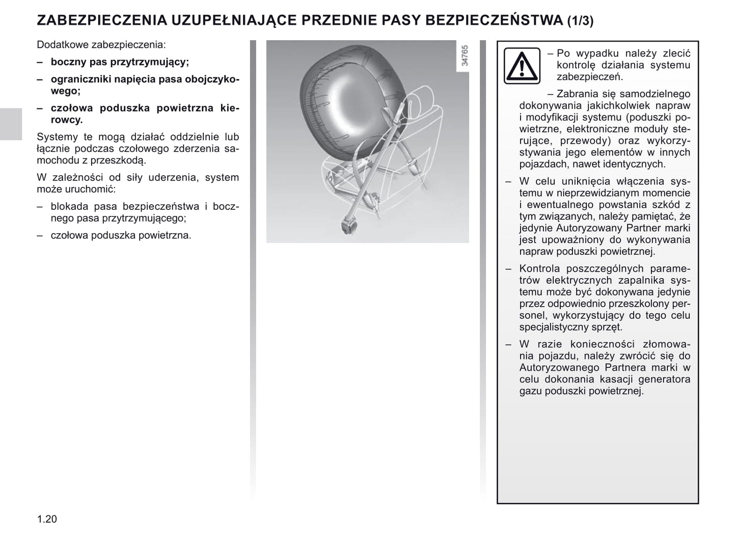 2012-2020 Renault Twizy Manuel du propriétaire | Polonais