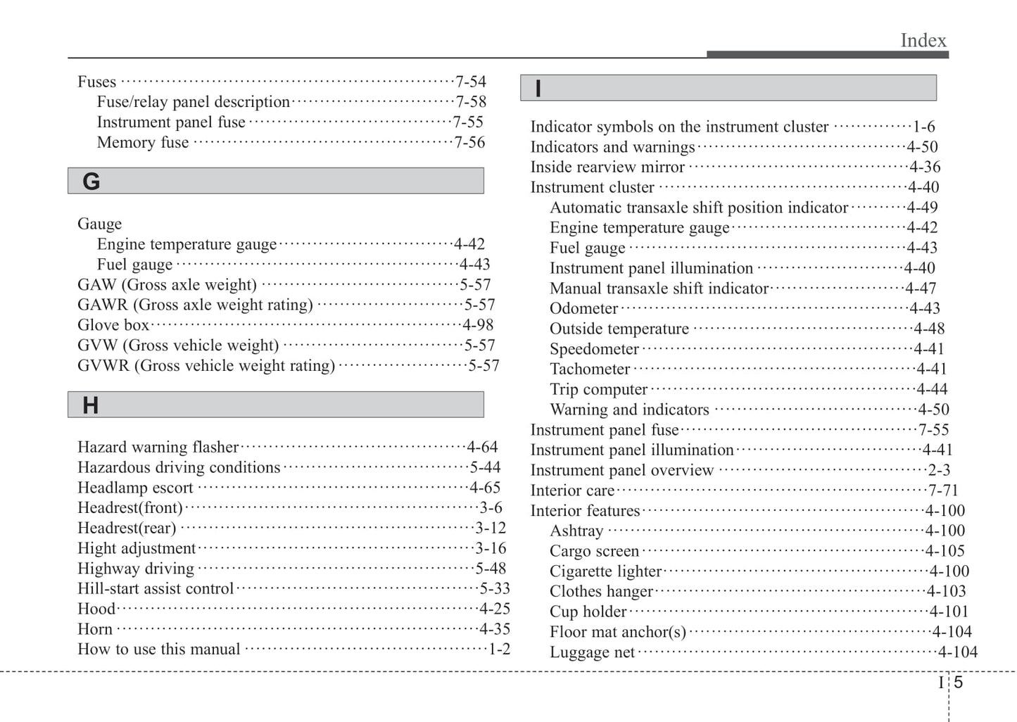 2012 Kia Soul Owner's Manual | English