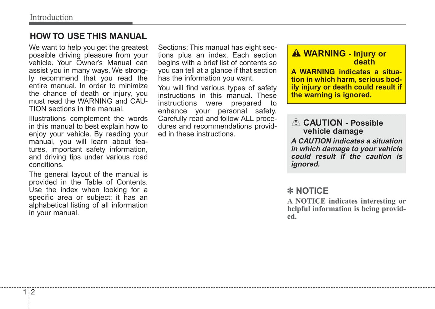 2012 Kia Soul Owner's Manual | English