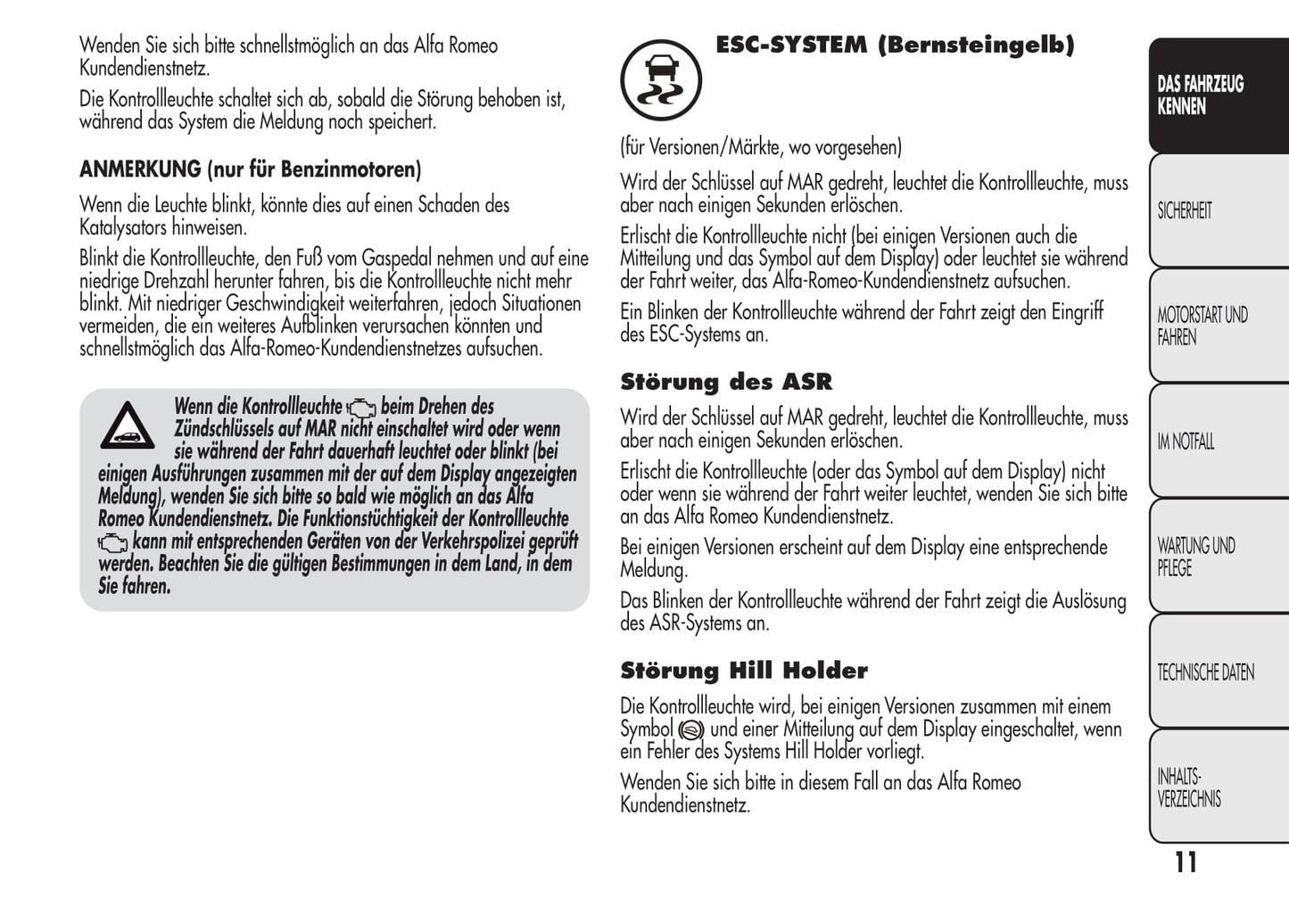 2014-2016 Alfa Romeo MiTo Manuel du propriétaire | Allemand