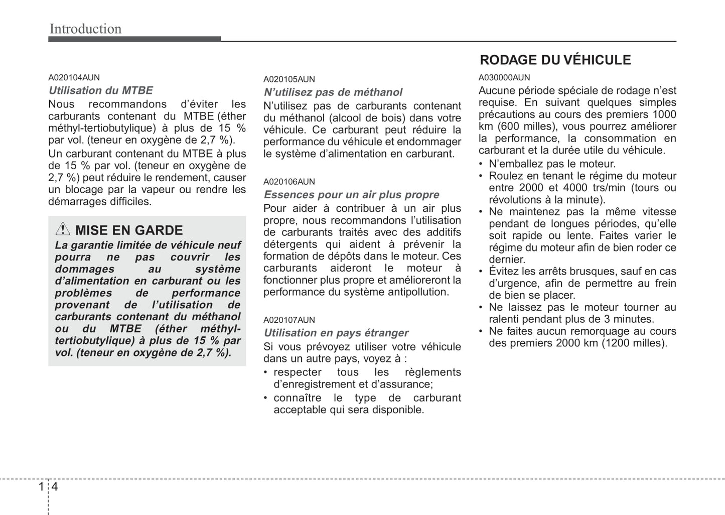 2012 Kia Forte Owner's Manual | French