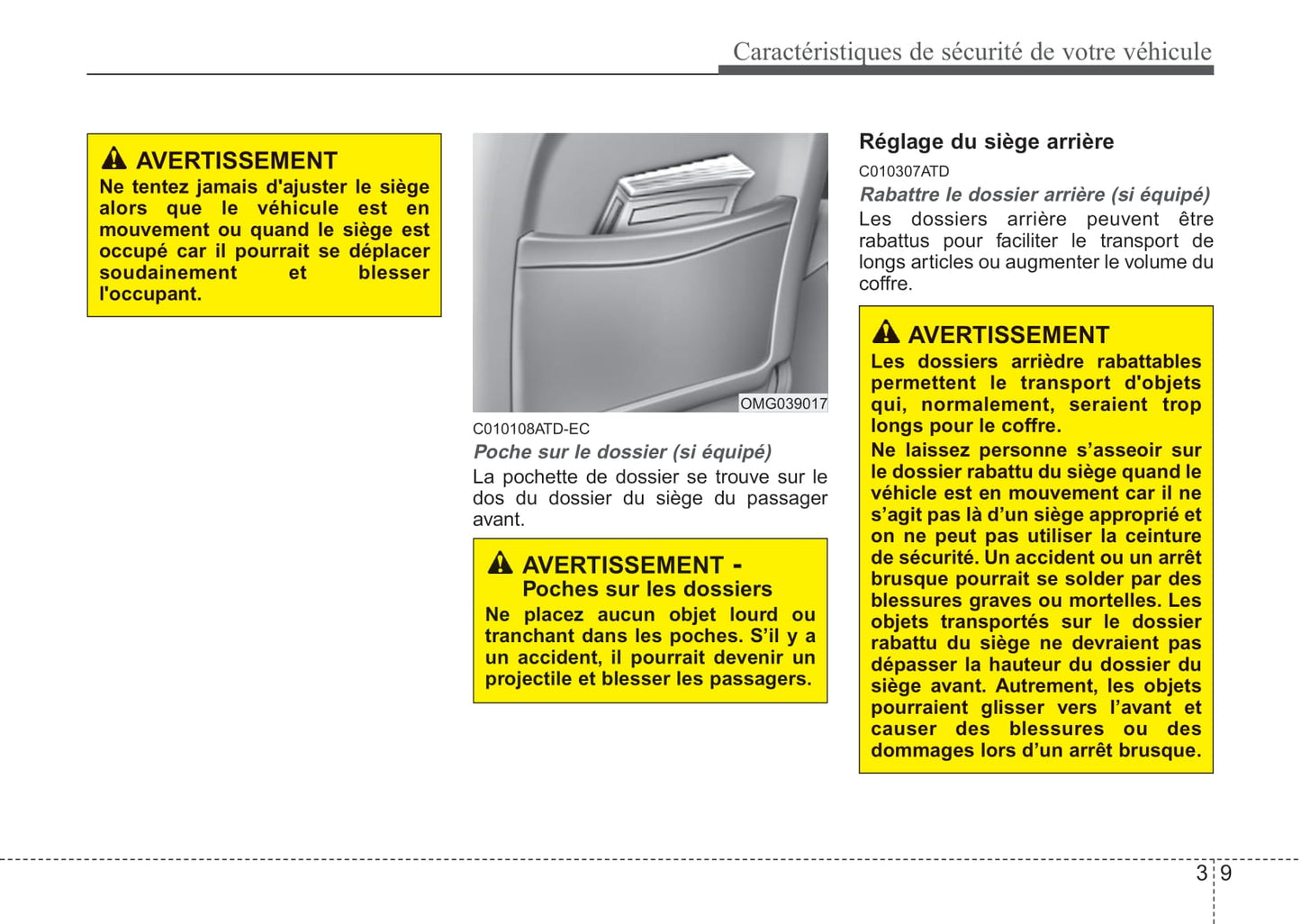 2012 Kia Forte Owner's Manual | French