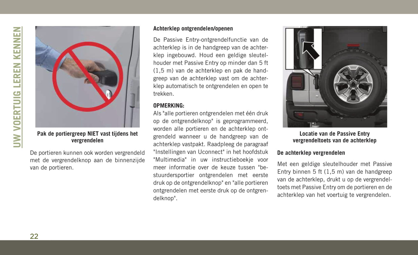 2018-2019 Jeep Wrangler Manuel du propriétaire | Néerlandais