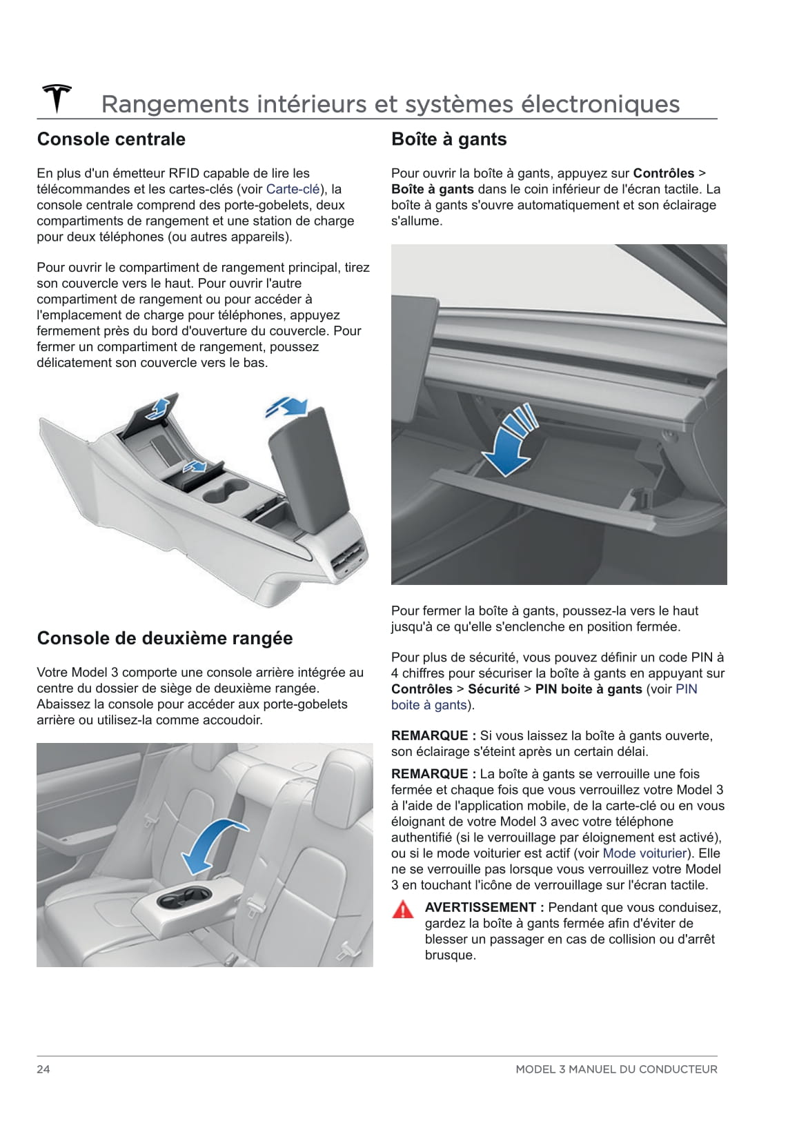 2020 Tesla Model 3 Owner's Manual | French