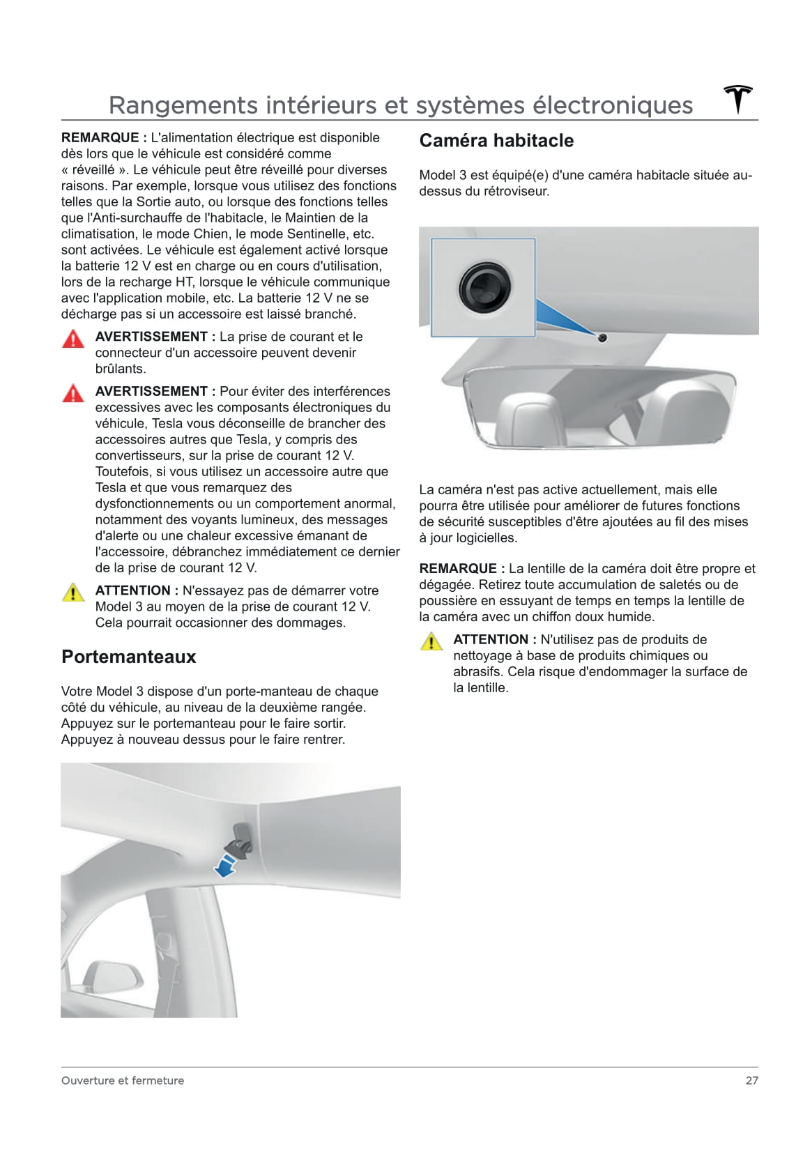 2020 Tesla Model 3 Owner's Manual | French