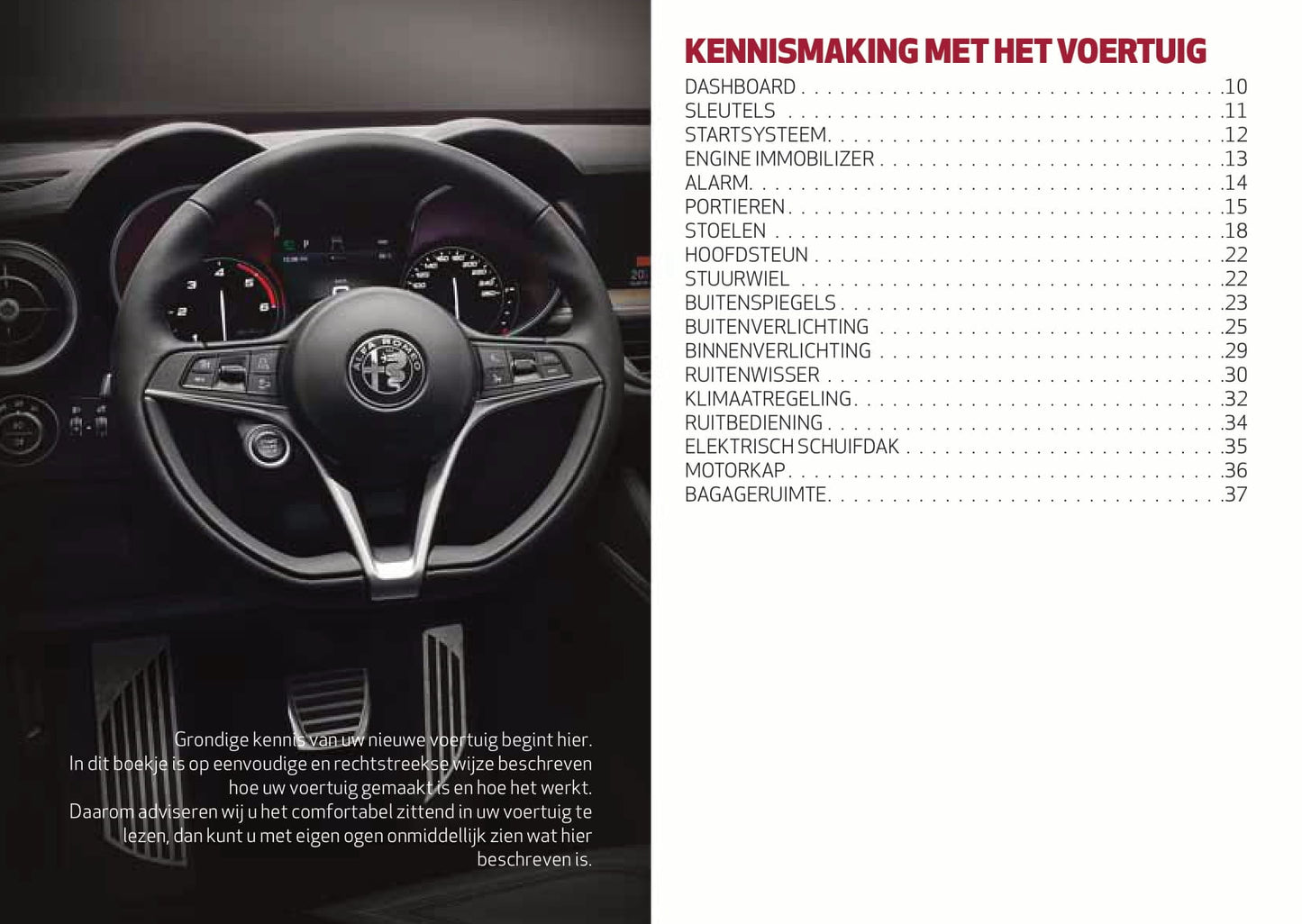 2017-2020 Alfa Romeo Stelvio Gebruikershandleiding | Nederlands