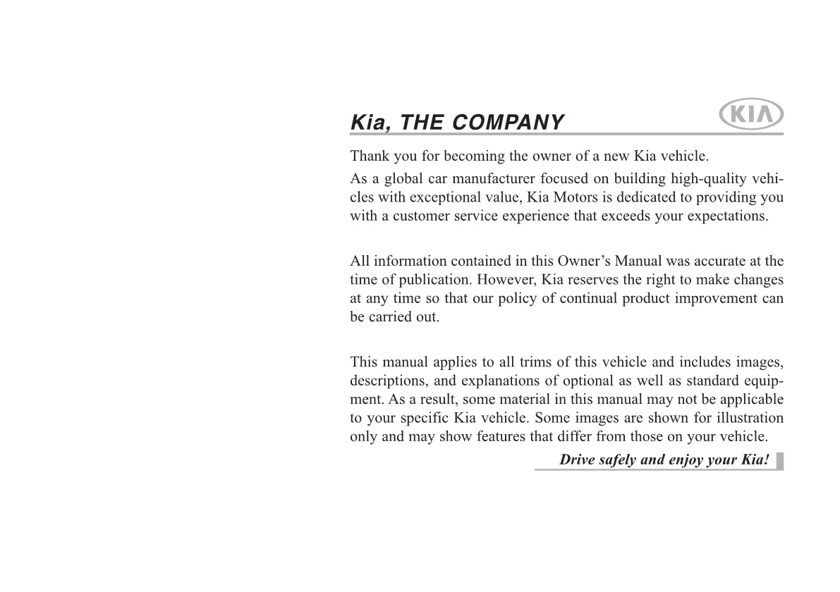 2021 Kia Sportage Owner's Manual | English