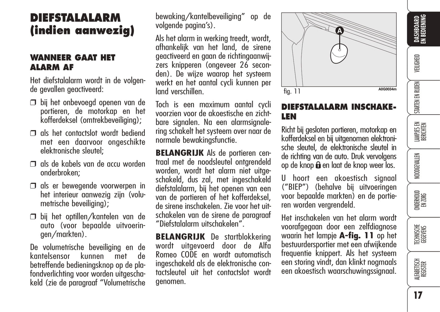 2006-2008 Alfa Romeo Spider Gebruikershandleiding | Nederlands