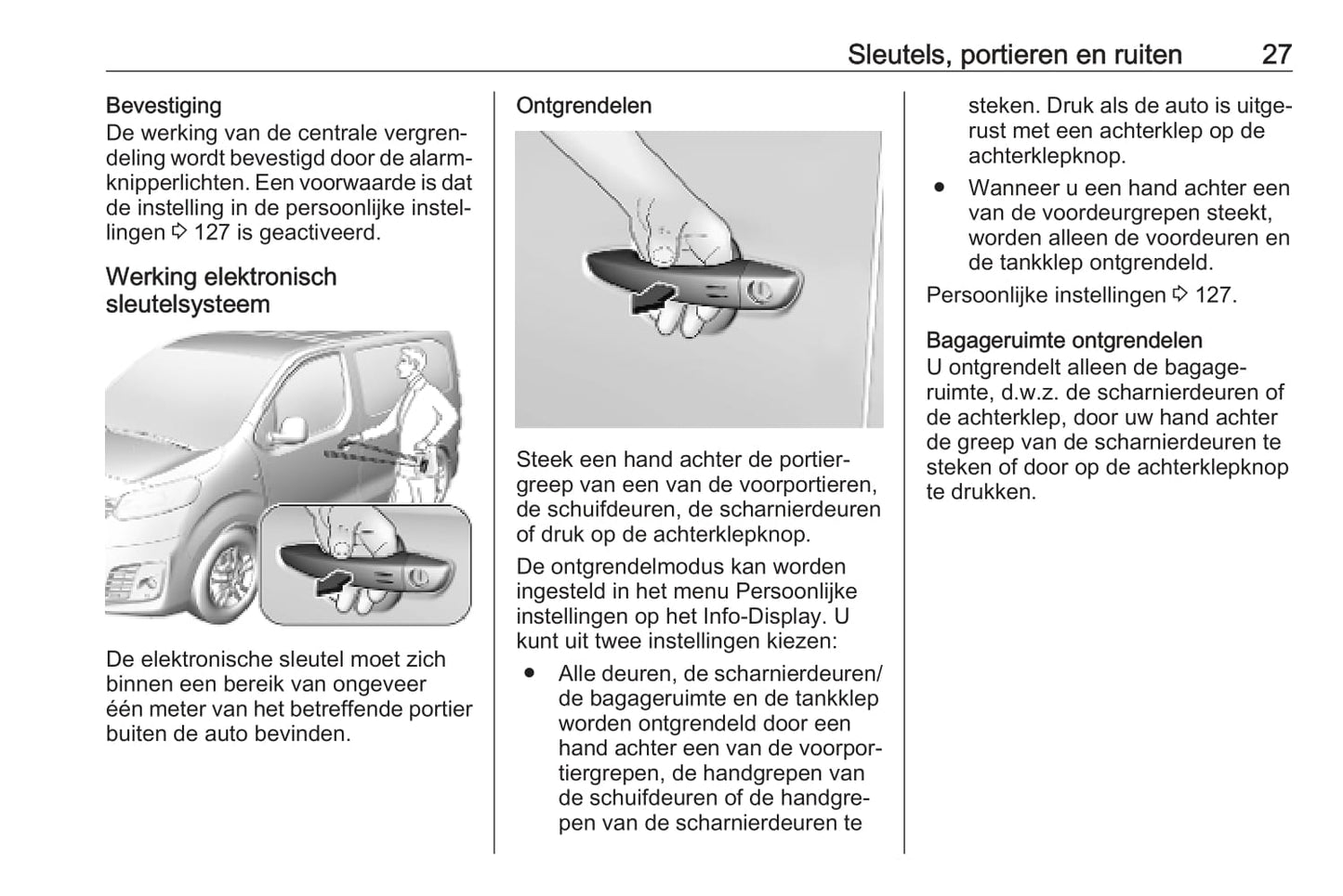 2019-2021 Opel Zafira Life Manuel du propriétaire | Néerlandais