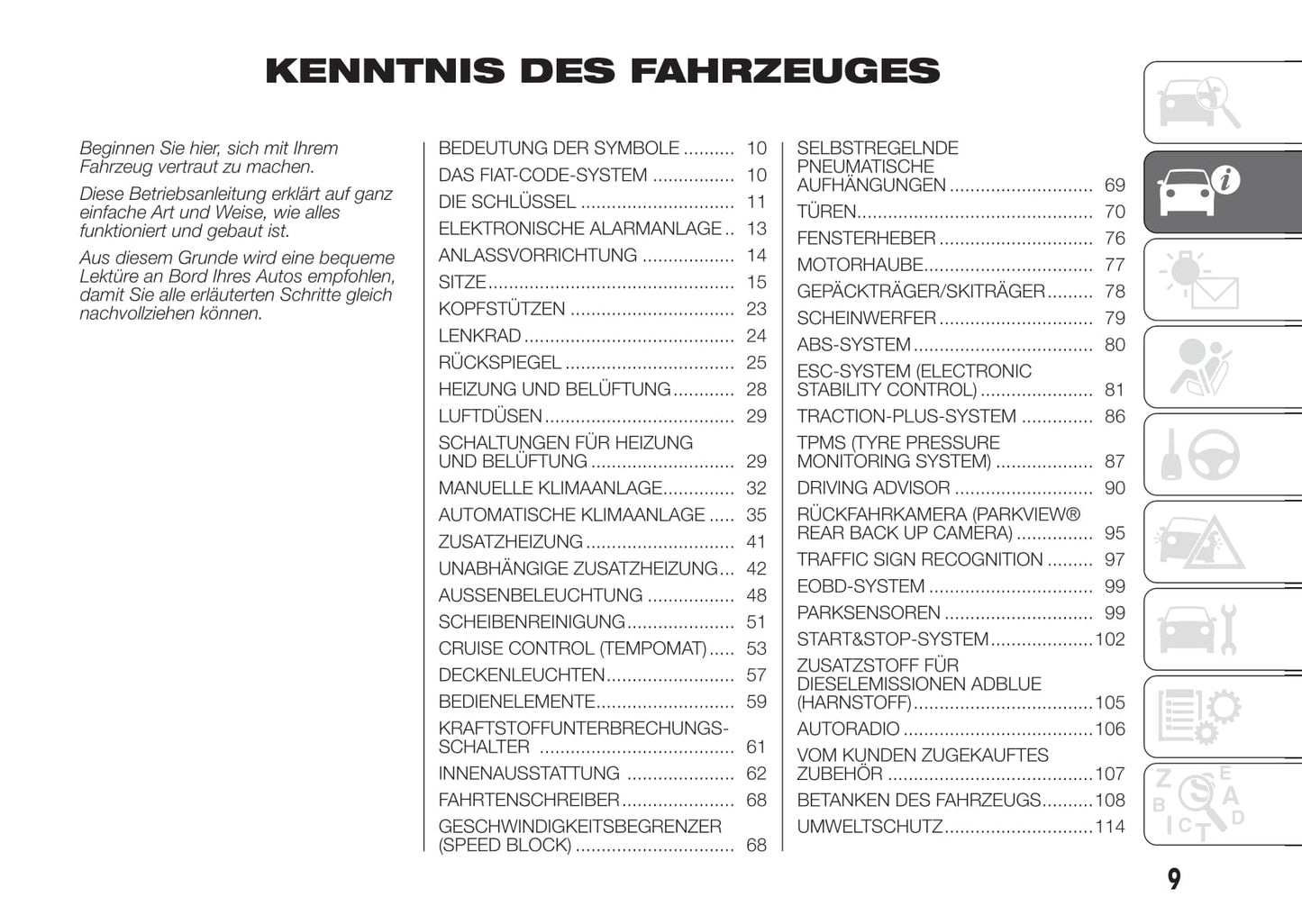2015-2016 Fiat Ducato Gebruikershandleiding | Duits