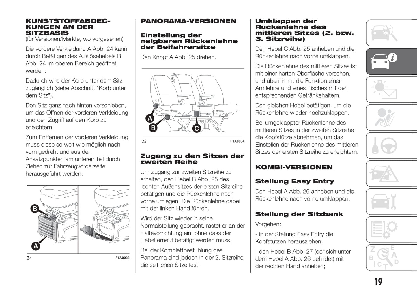 2015-2016 Fiat Ducato Gebruikershandleiding | Duits