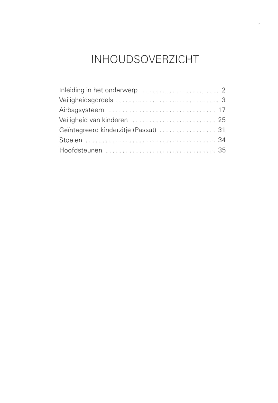 1999-2001 Volkswagen Polo Owner's Manual | Dutch