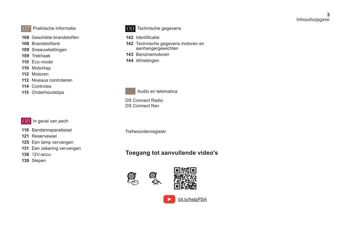 2018-2019 DS DS 3 Manuel du propriétaire | Néerlandais