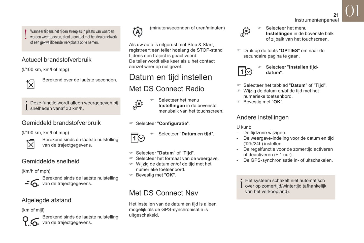2018-2019 DS DS 3 Manuel du propriétaire | Néerlandais