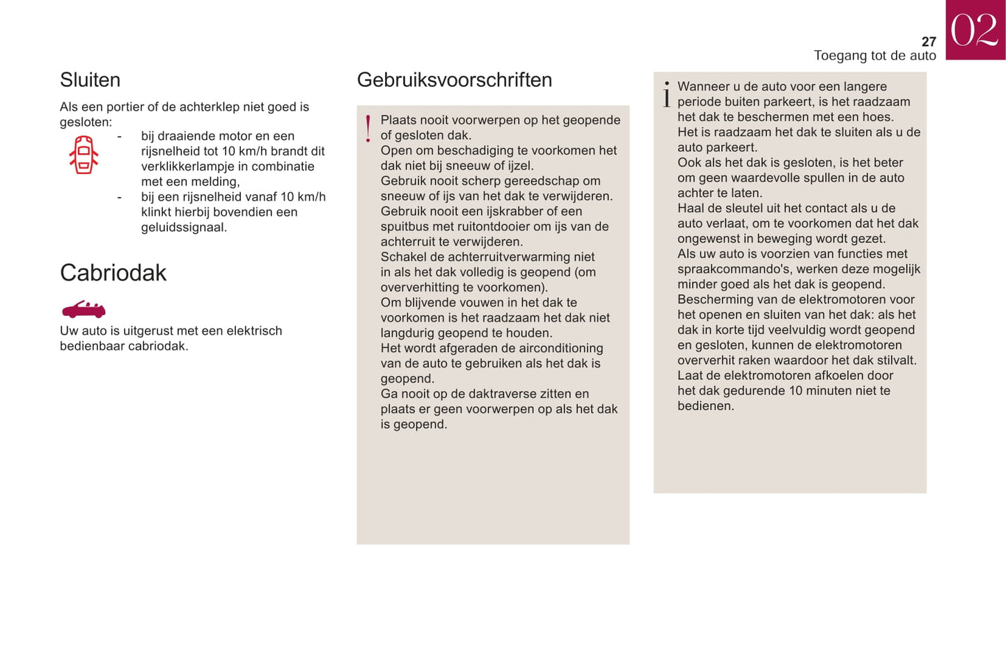 2018-2019 DS DS 3 Manuel du propriétaire | Néerlandais