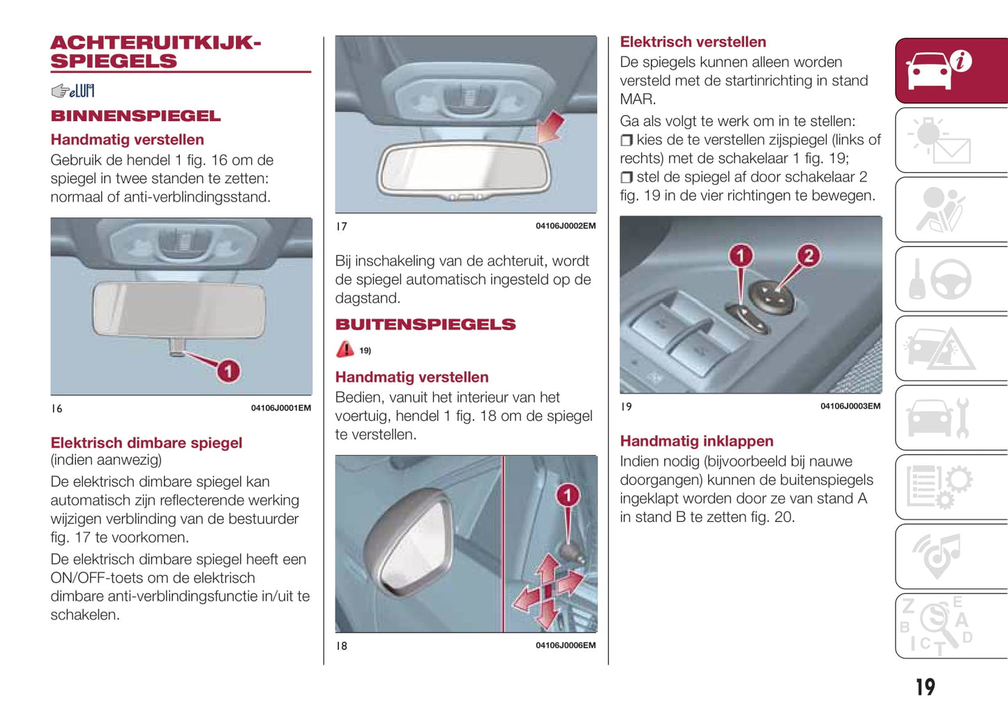 2016-2017 Fiat Tipo 4 Doors Owner's Manual | Dutch