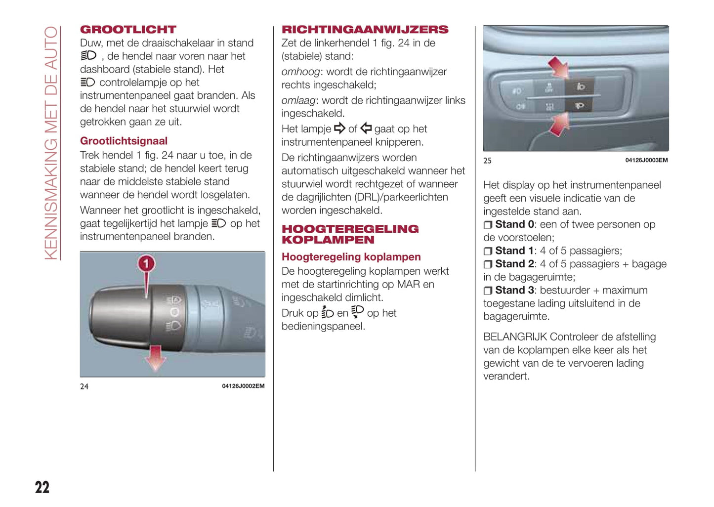 2016-2017 Fiat Tipo 4 Doors Owner's Manual | Dutch