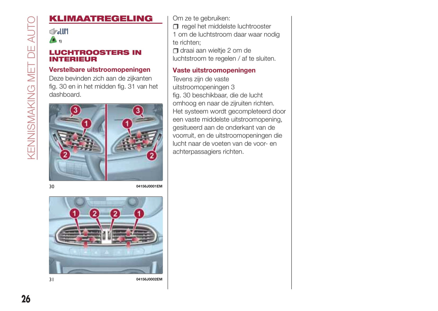 2016-2017 Fiat Tipo 4 Doors Owner's Manual | Dutch