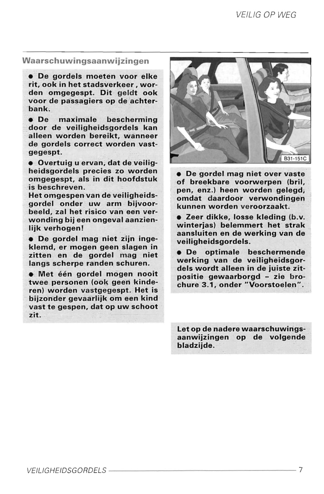 1997-2003 Volkswagen Golf Manuel du propriétaire | Néerlandais