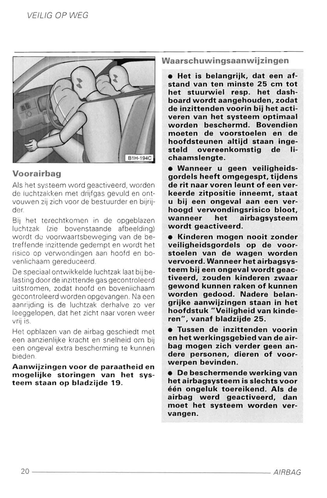 1997-2003 Volkswagen Golf Manuel du propriétaire | Néerlandais
