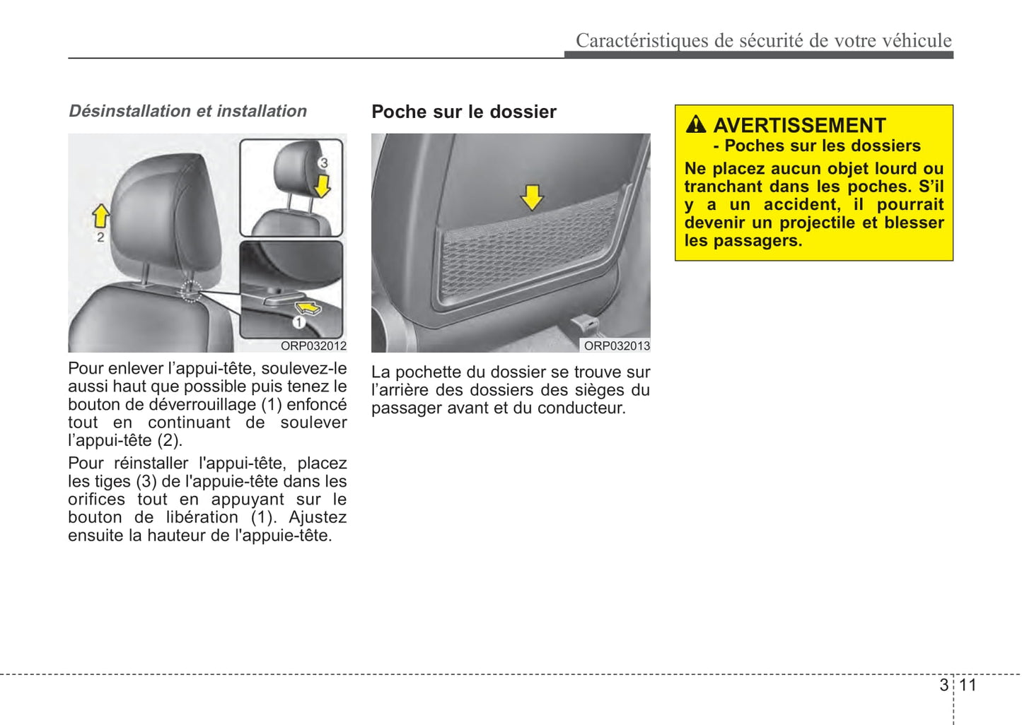 2013-2017 Kia Rondo Manuel du propriétaire | Français