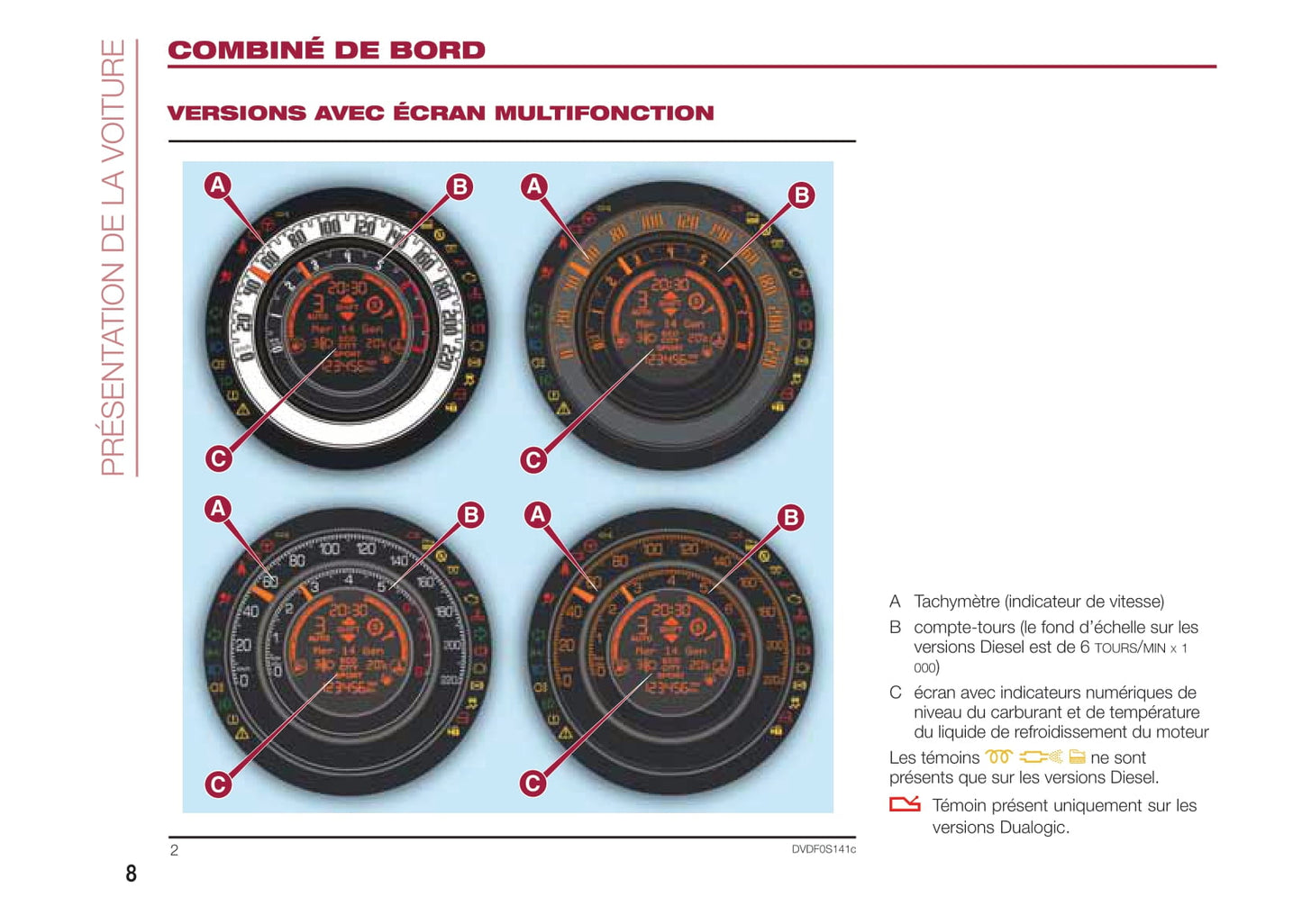 2015-2016 Fiat 500/500C Owner's Manual | French