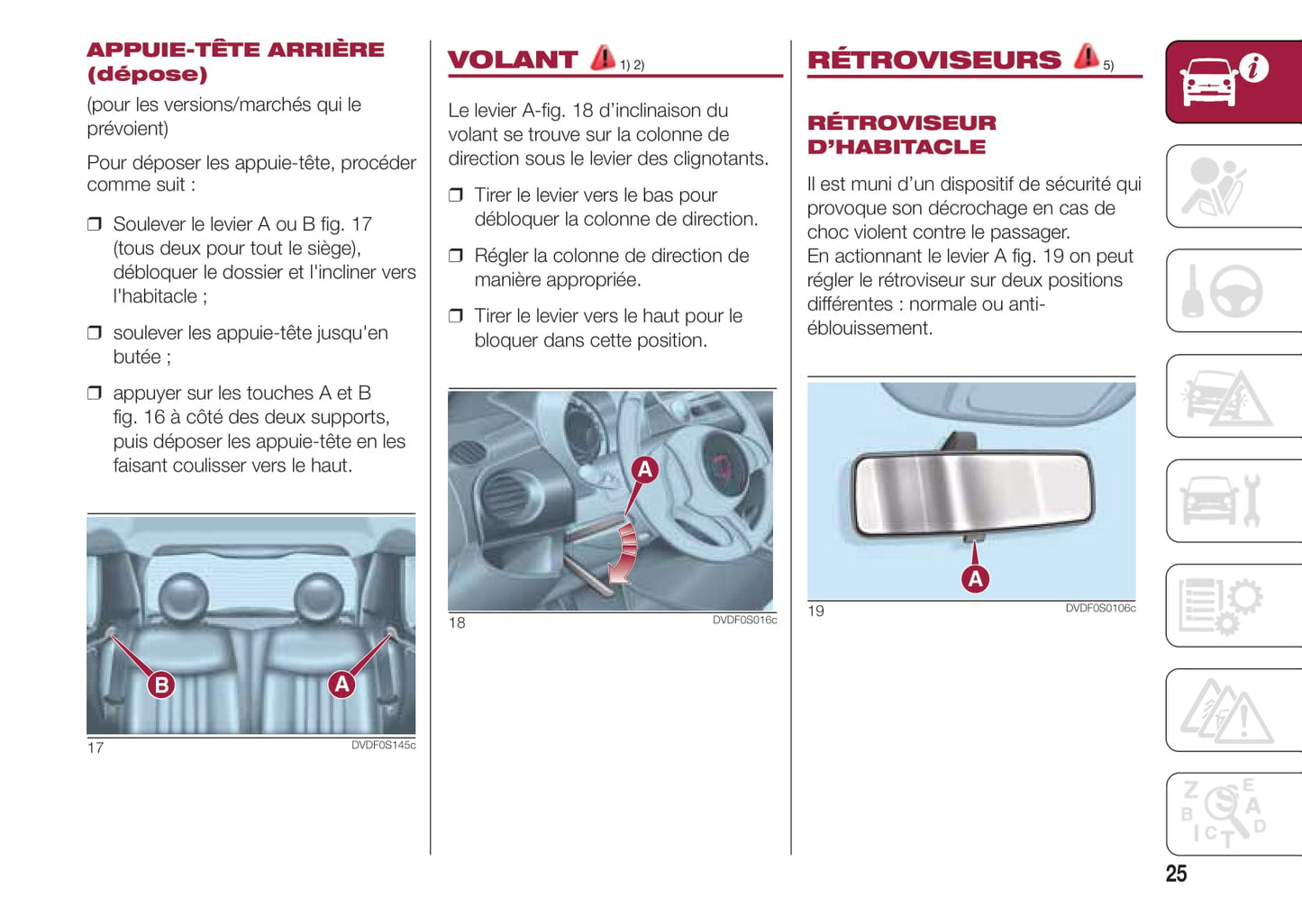 2015-2016 Fiat 500/500C Owner's Manual | French