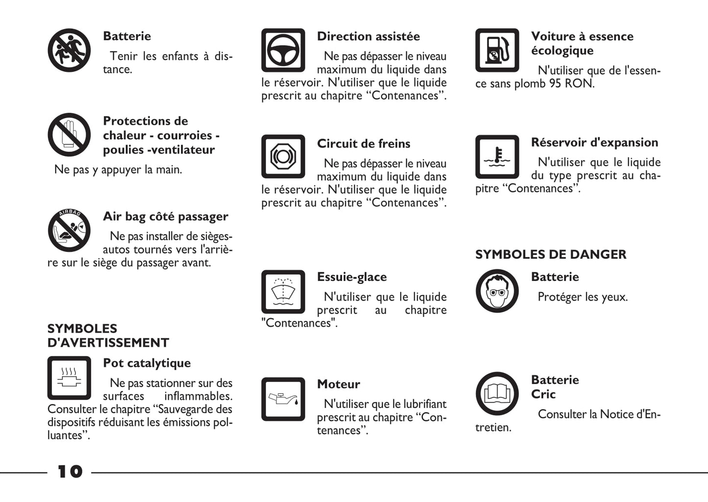 2003-2004 Fiat Barchetta Owner's Manual | French