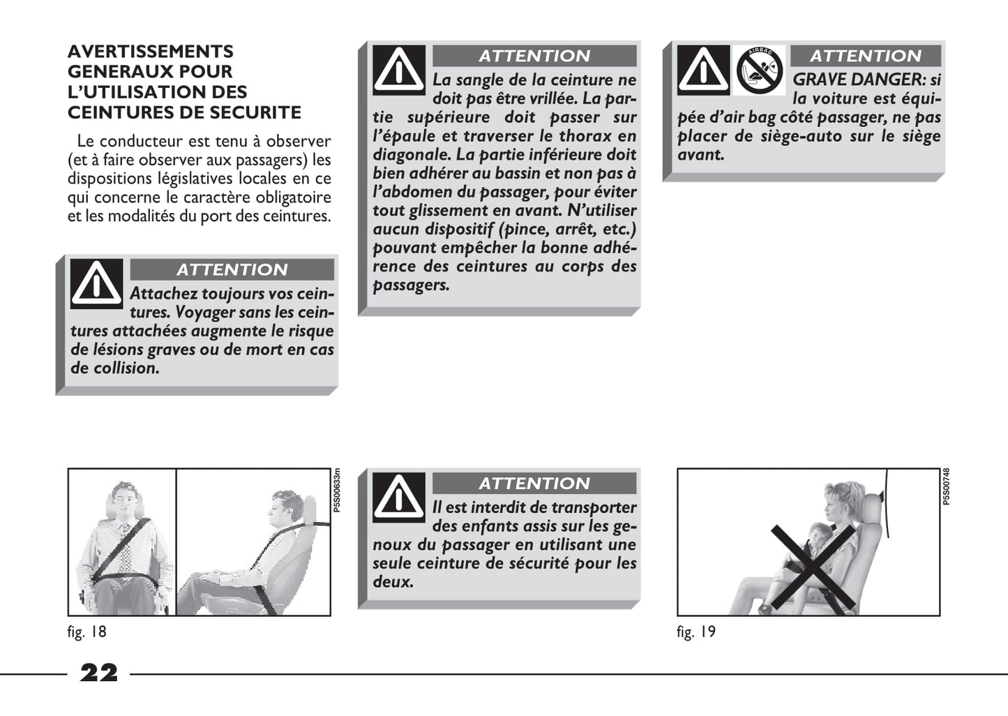 2003-2004 Fiat Barchetta Owner's Manual | French