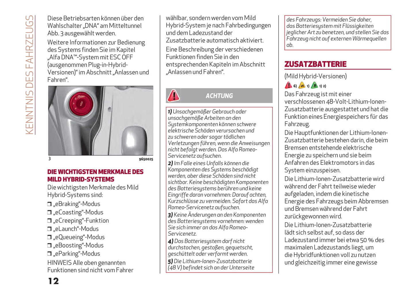 2022-2023 Alfa Romeo Tonale Manuel du propriétaire | Allemand