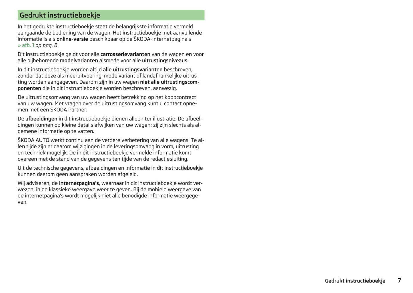 2016-2017 Skoda Kodiaq Gebruikershandleiding | Nederlands