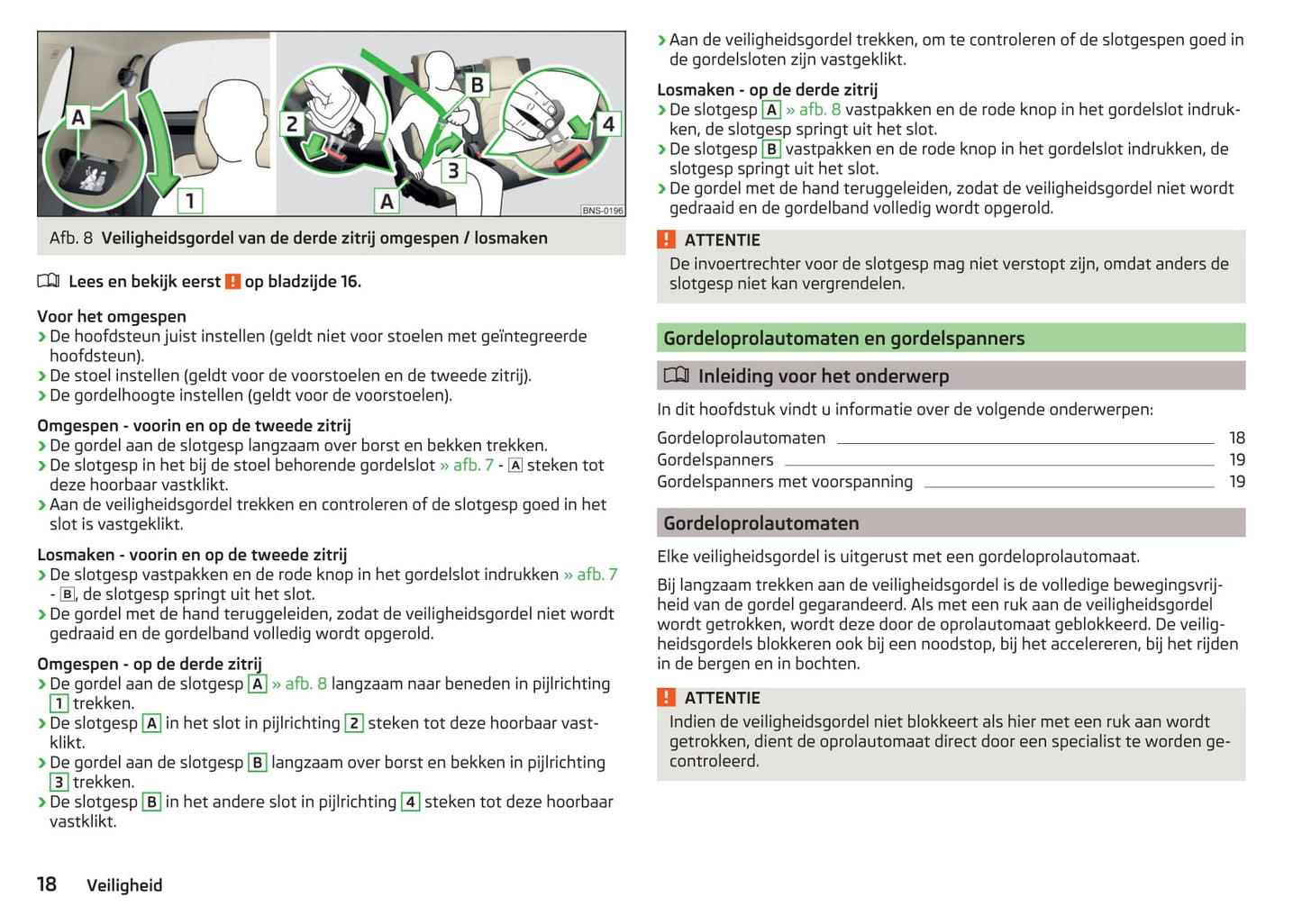 2016-2017 Skoda Kodiaq Gebruikershandleiding | Nederlands