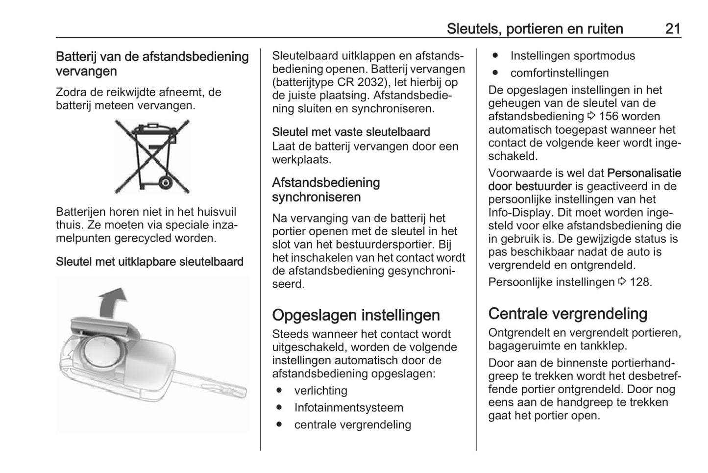 2016-2017 Opel Zafira/Zafira Tourer Gebruikershandleiding | Nederlands