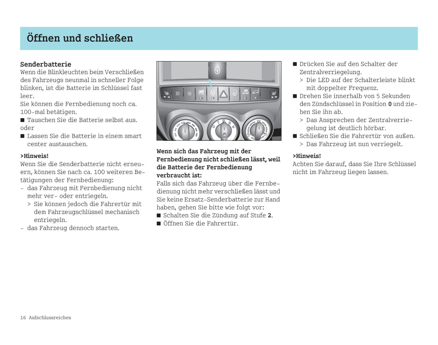 2003-2006 Smart Forfour Manuel du propriétaire | Allemand