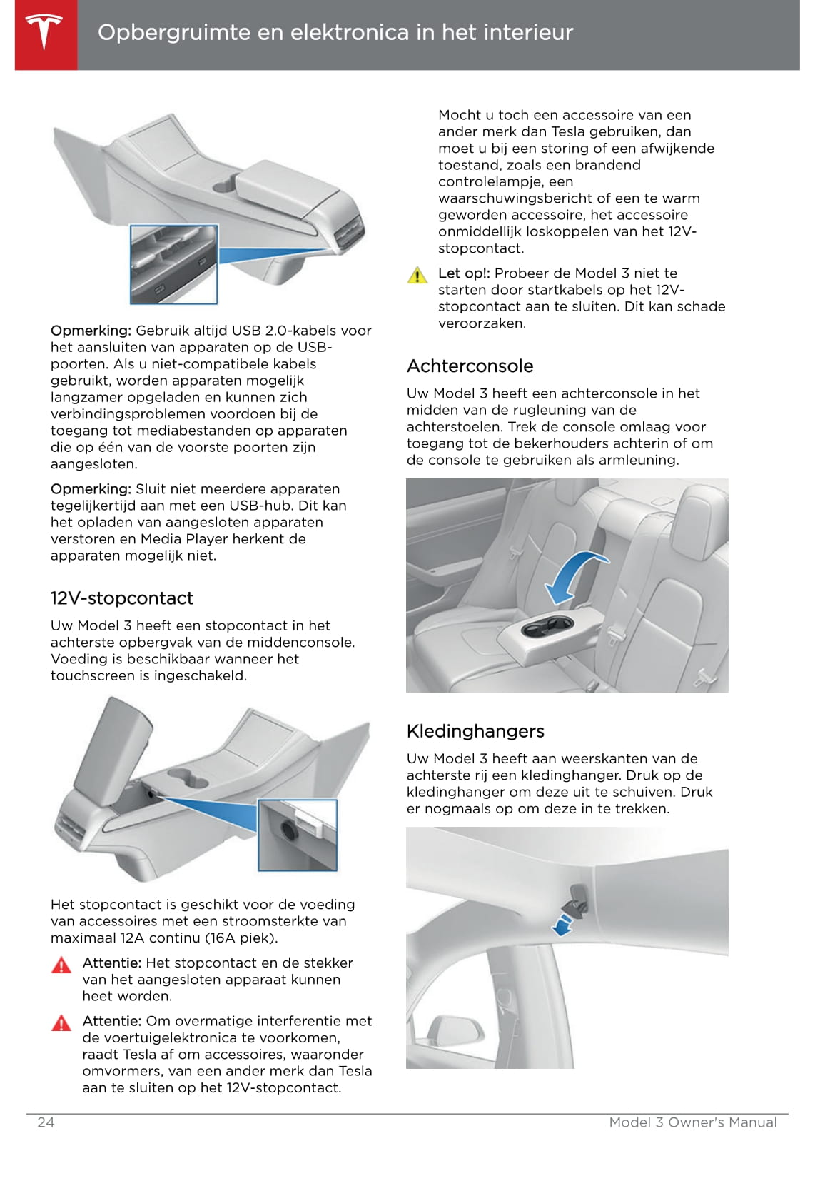 2019 Tesla Model 3 Owner's Manual | Dutch