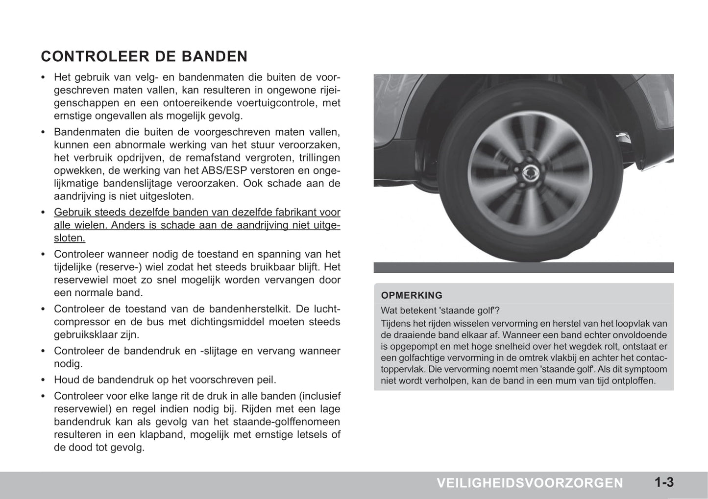 2015-2018 SsangYong Tivoli Manuel du propriétaire | Néerlandais