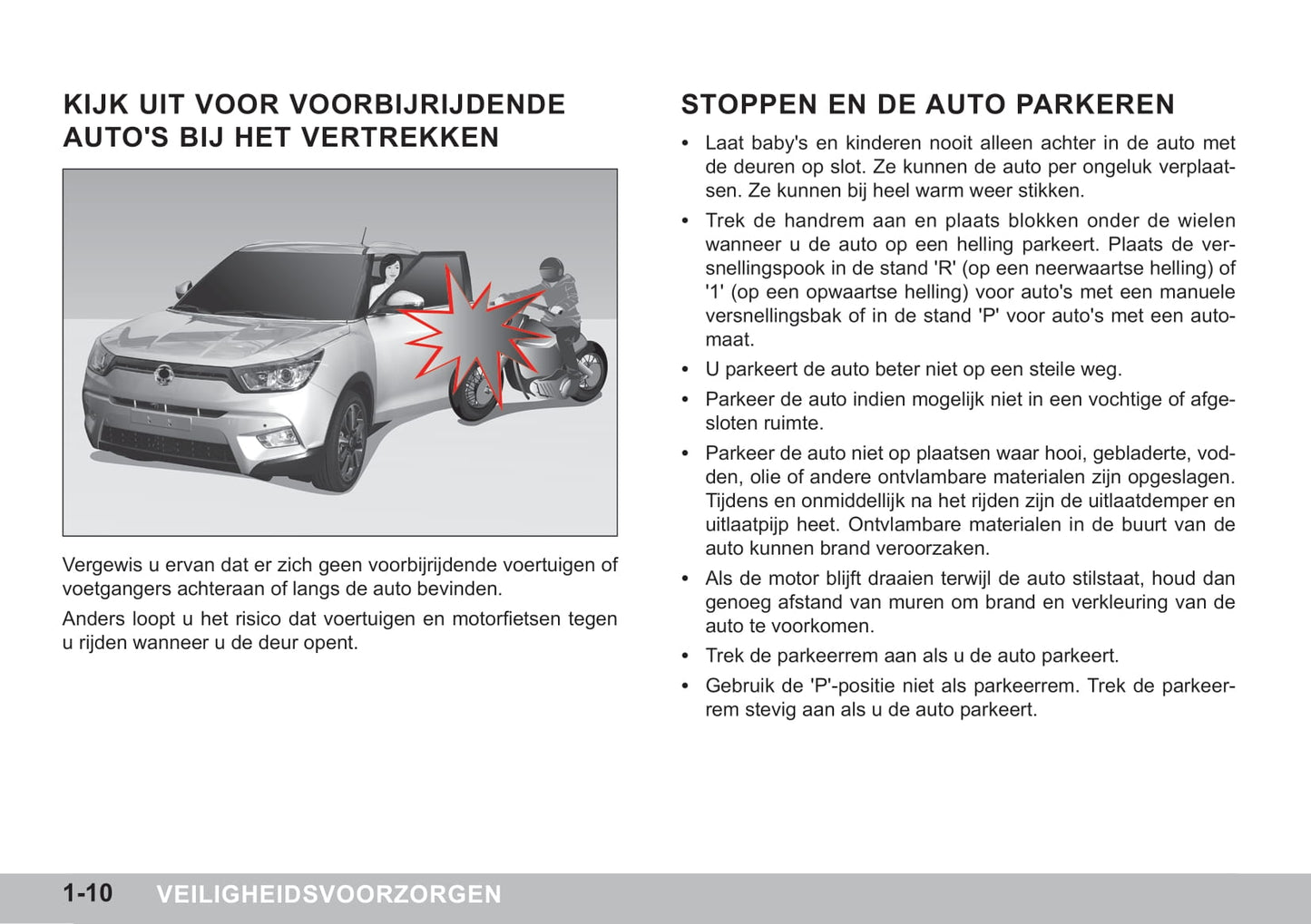 2015-2018 SsangYong Tivoli Manuel du propriétaire | Néerlandais