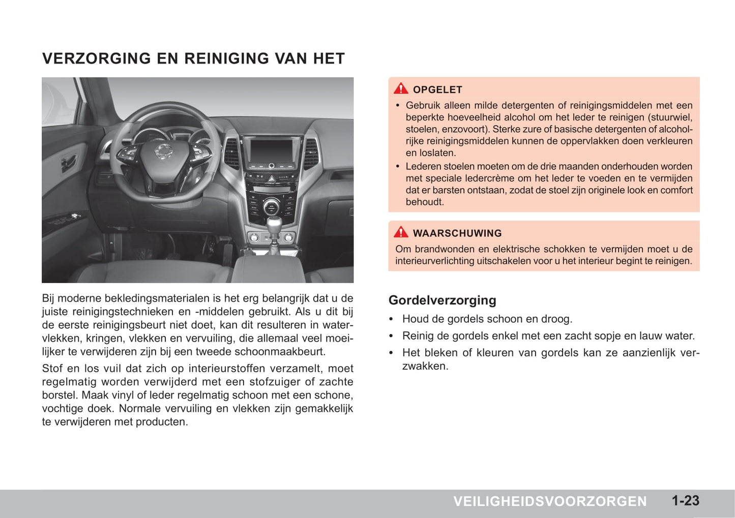 2015-2018 SsangYong Tivoli Manuel du propriétaire | Néerlandais