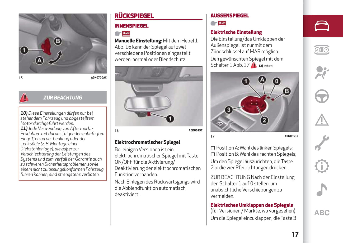2014-2016 Alfa Romeo Giulietta Gebruikershandleiding | Duits