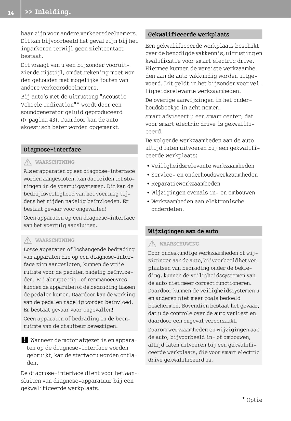 2012-2016 Smart Fortwo Manuel du propriétaire | Néerlandais