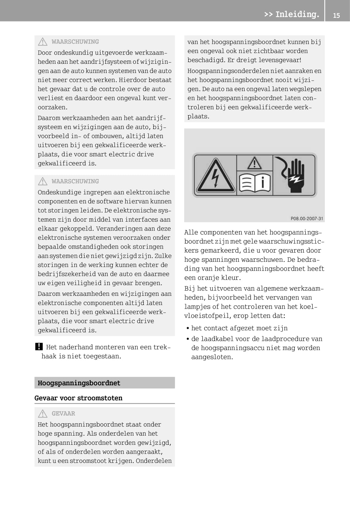 2012-2016 Smart Fortwo Manuel du propriétaire | Néerlandais