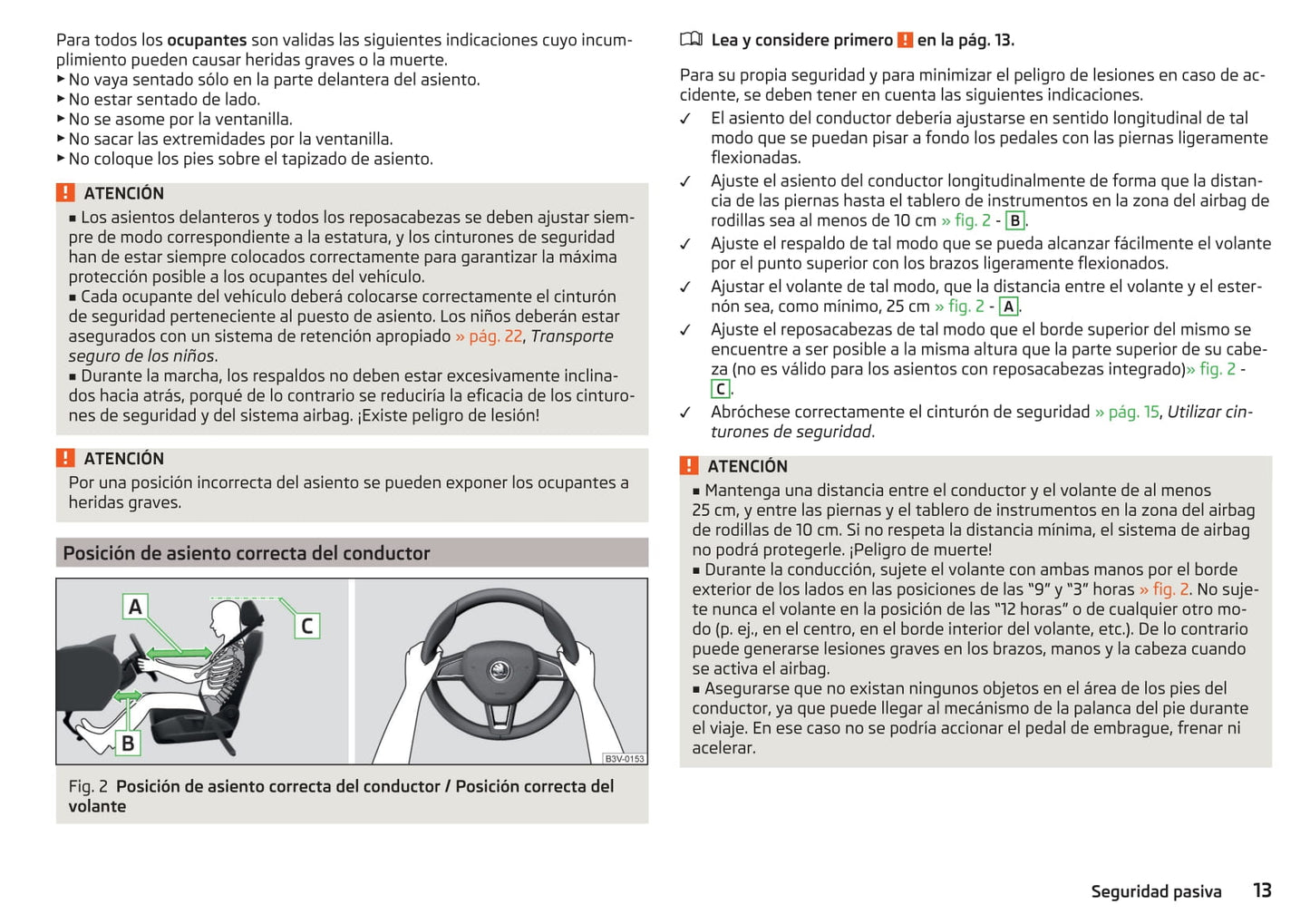 2013-2017 Skoda Octavia Manuel du propriétaire | Espagnol